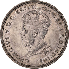 Australia, George V, Florin, Parliament House, 1927, Melbourne, Silver