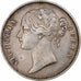 ÍNDIA - BRITÂNICA, Victoria, Rupee, 1840, Prata, AU(50-53), KM:458