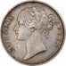 India-British, Victoria, Rupee, 1840, Silver, AU(50-53), KM:458