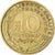 Francia, 10 Centimes, Marianne, 1970, Paris, Aluminio - bronce, MBC