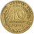 Francia, 10 Centimes, Marianne, 1973, Pessac, Aluminio - bronce, MBC