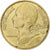 France, 10 Centimes, Marianne, 1976, Pessac, Aluminum-Bronze, EF(40-45)
