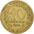 France, 10 Centimes, Marianne, 1984, Pessac, Aluminum-Bronze, EF(40-45)