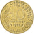 France, 10 Centimes, Marianne, 1985, Pessac, Aluminum-Bronze, EF(40-45)