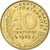 França, 10 Centimes, Marianne, 1989, Pessac, Alumínio-Bronze, EF(40-45)