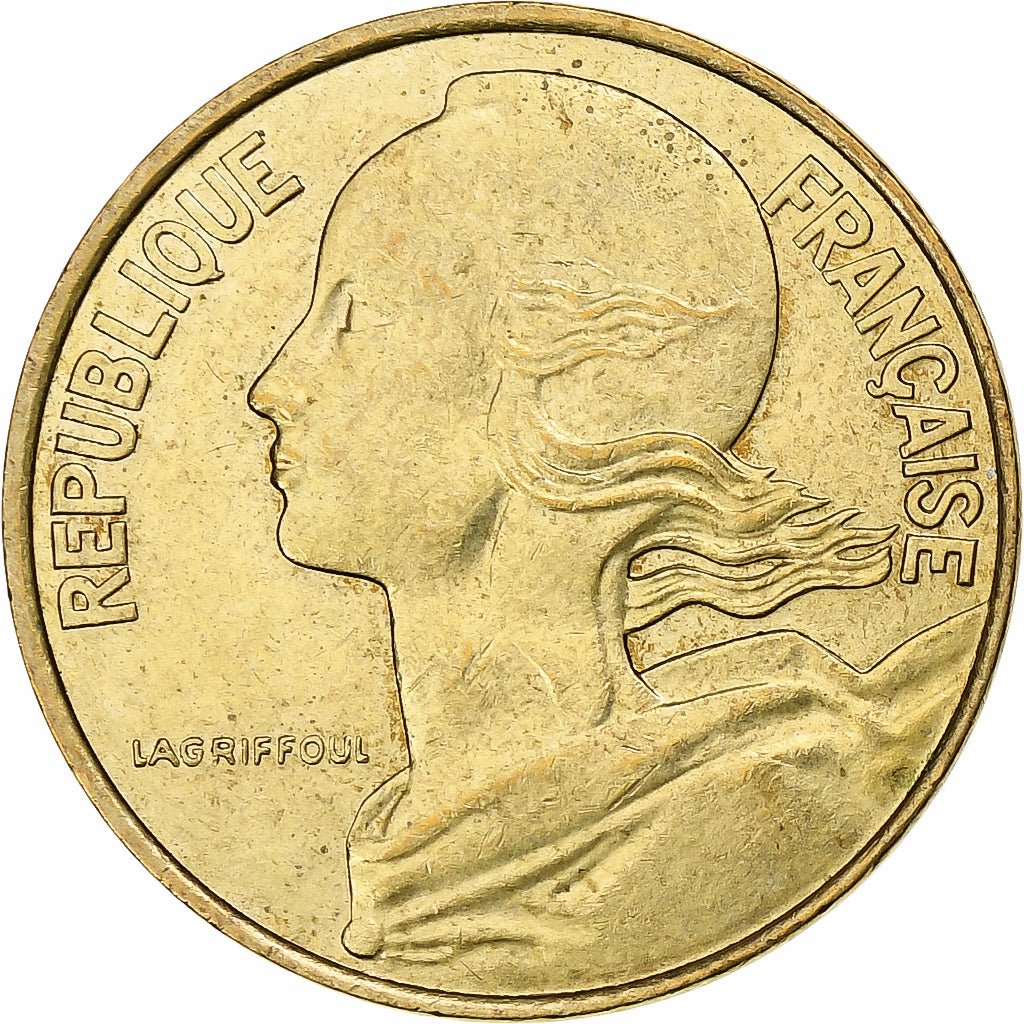 Frankrijk, 10 Centimes, Marianne, 1994, Pessac, Aluminum-Bronze, ZF+