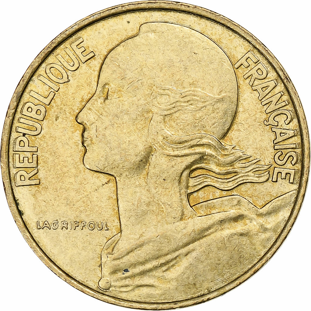 Frankrijk, 10 Centimes, Marianne, 1995, Pessac, Aluminum-Bronze, ZF+