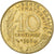 Francja, 10 Centimes, Marianne, 1995, Pessac, Aluminium-Brąz, AU(50-53)