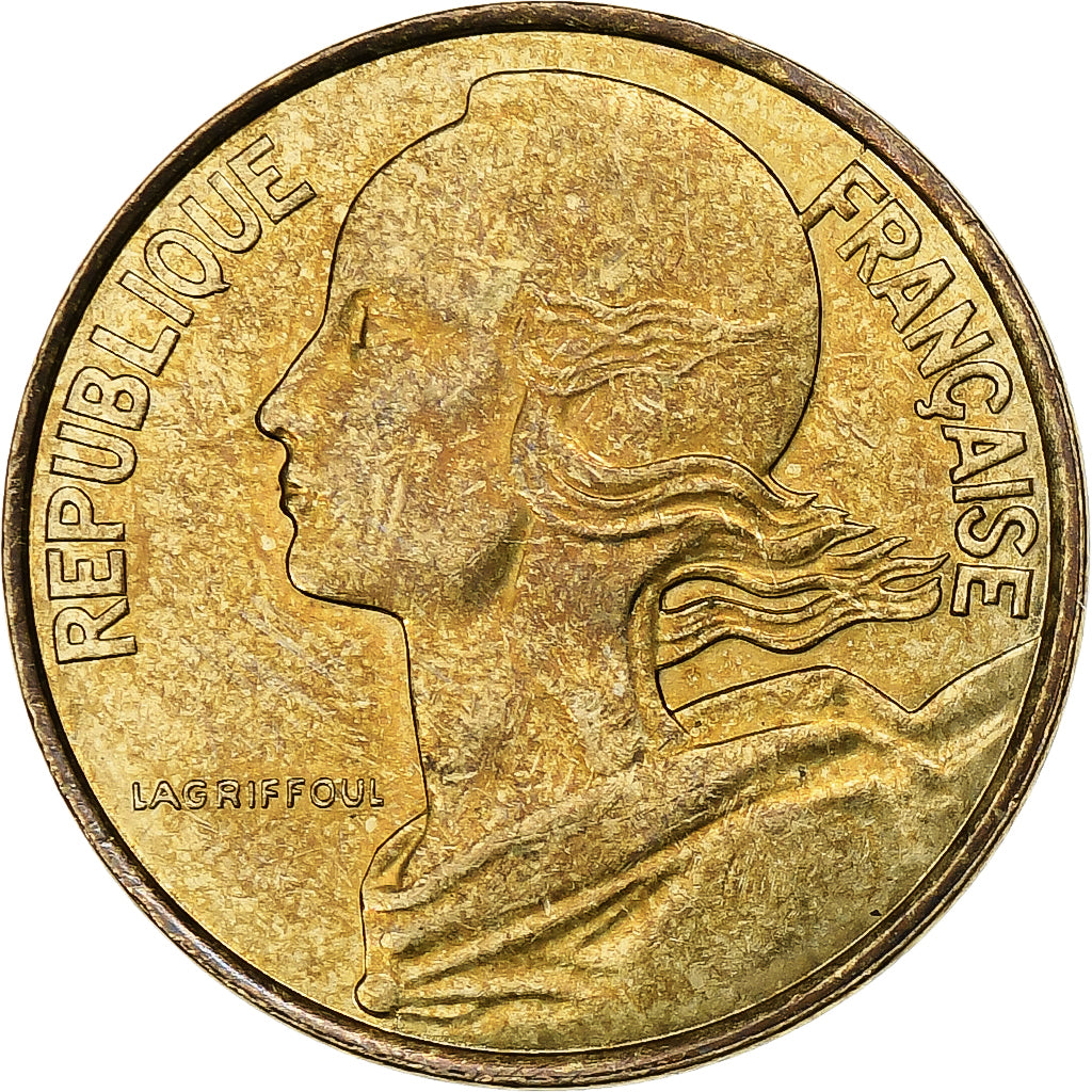 Frankrijk, 10 Centimes, Marianne, 1996, Pessac, Aluminum-Bronze, ZF+