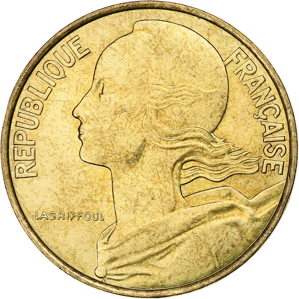 Frankrijk, 10 Centimes, Marianne, 1997, Pessac, Aluminum-Bronze, ZF+