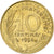 Francja, 10 Centimes, Marianne, 1998, Pessac, Aluminium-Brąz, AU(50-53)
