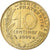Francja, 10 Centimes, Marianne, 2000, Pessac, Aluminium-Brąz, AU(50-53)