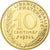 Frankreich, 10 Centimes, Marianne, 1974, Paris, Aluminum-Bronze, UNZ