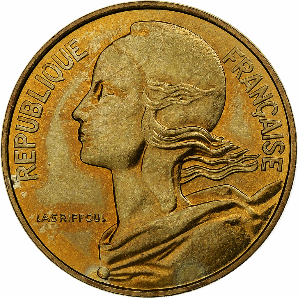 Francia, 10 Centimes, Marianne, 1980, Paris, Alluminio-bronzo, SPL, Gadoury:293