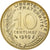 France, 10 Centimes, Marianne, 1989, Paris, Aluminum-Bronze, MS(63)