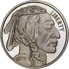 United States, 1 Troy Oz, Buffalo, Proof, Silver, MS(60-62)