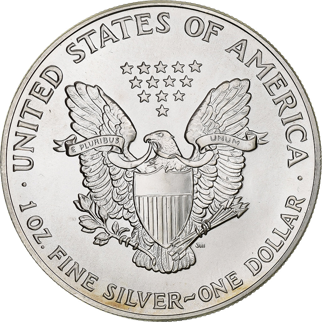 États-Unis, 1 Dollar, 1 Oz, Silver Eagle, 1991, Philadelphie, Argent, SPL+