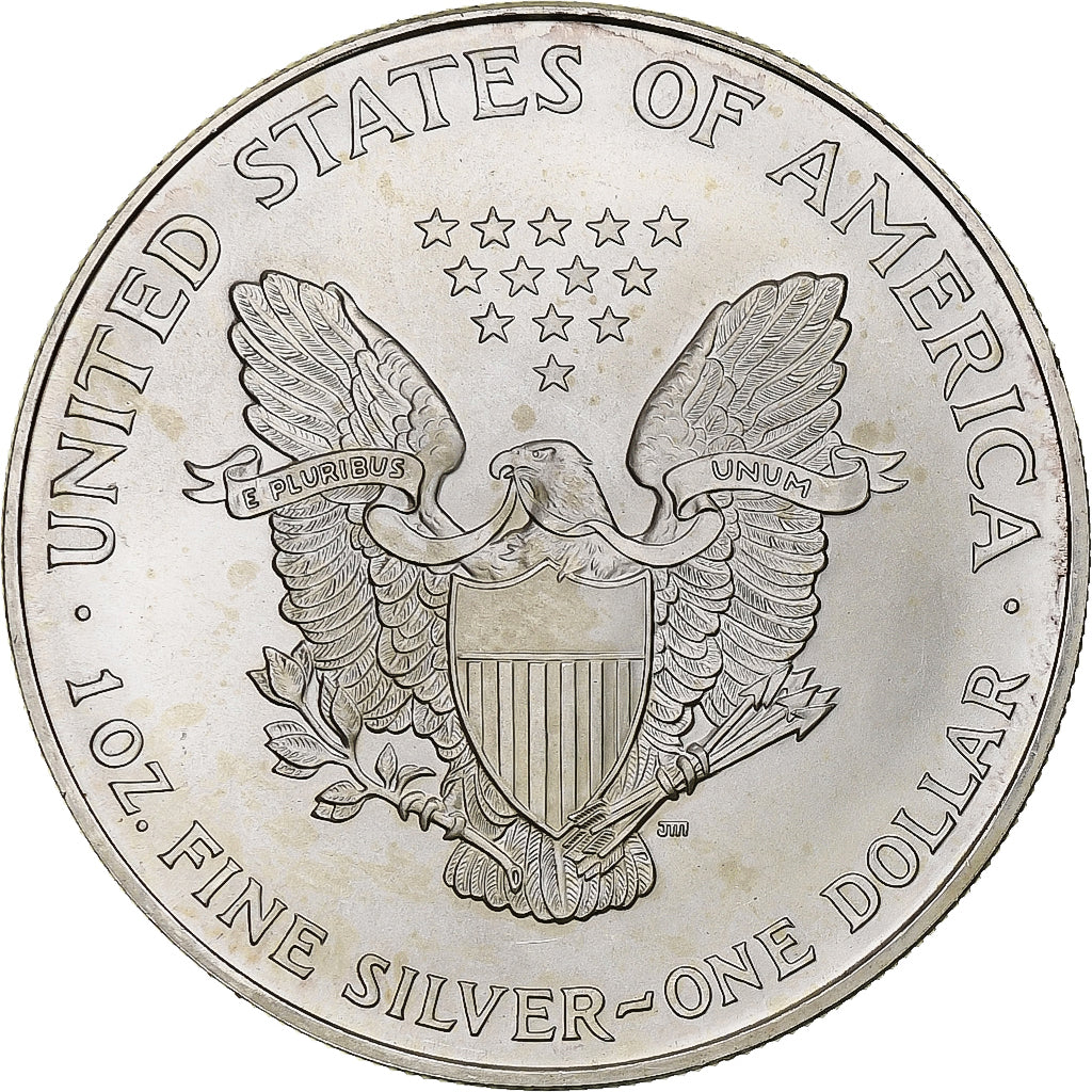 United States, 1 Dollar, 1 Oz, Silver Eagle, 1995, Philadelphia, Silver, MS(64)