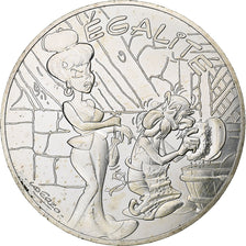 France, 10 Euro, Astérix - Égalité, 2015, MDP, Silver, MS(63)