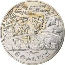 France, 10 Euro, Astérix - Égalité, 2015, MDP, Silver, MS(63)