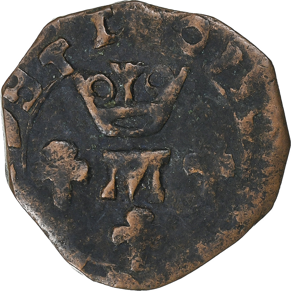 Principauté d'Orange, Frédéric-Henri de Nassau, Liard à l'M, cuivre