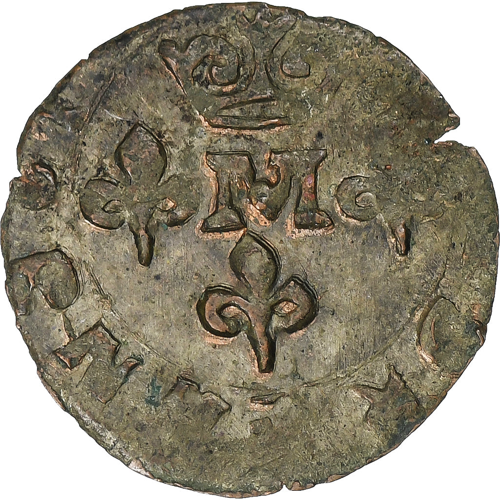 Principauté d'Orange, Frédéric-Henri de Nassau, Liard à l'M, cuivre