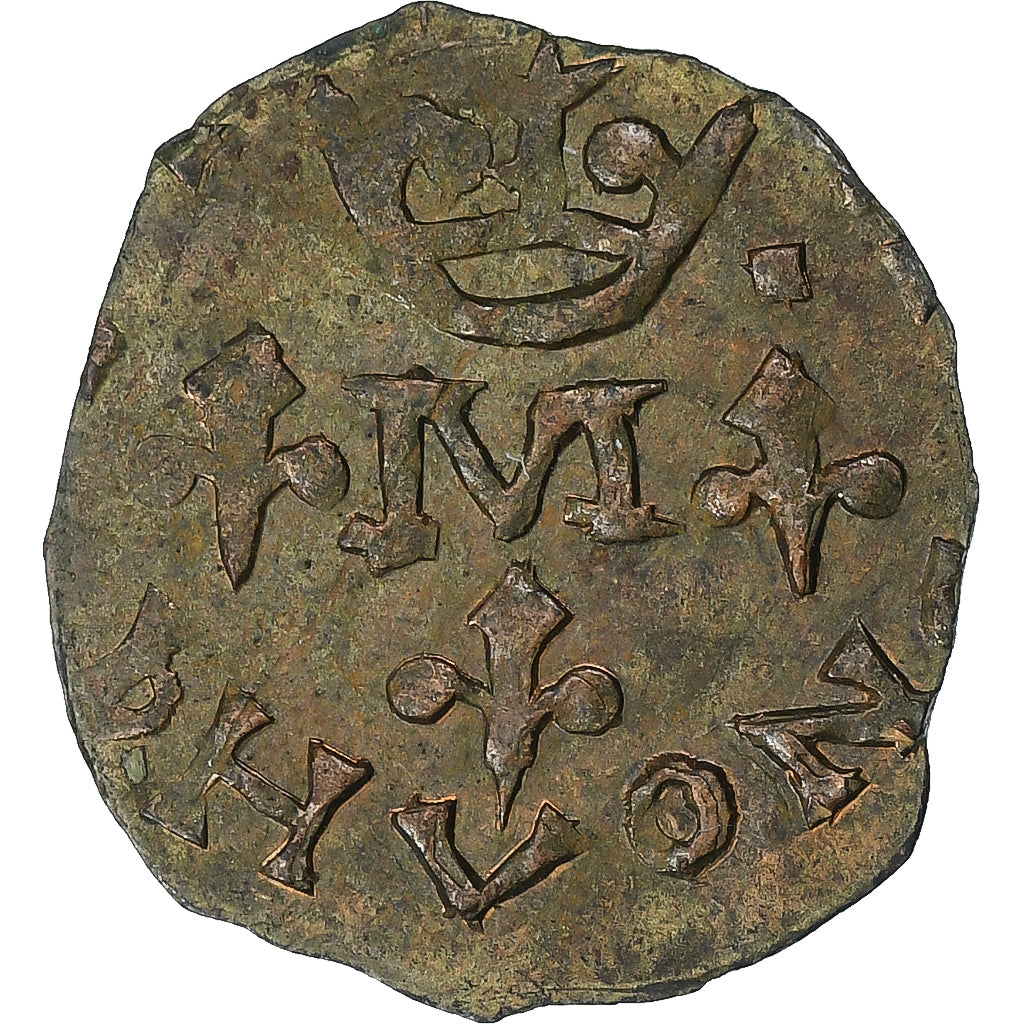 Principauté d'Orange, Frédéric-Henri de Nassau, Liard à l'M, cuivre