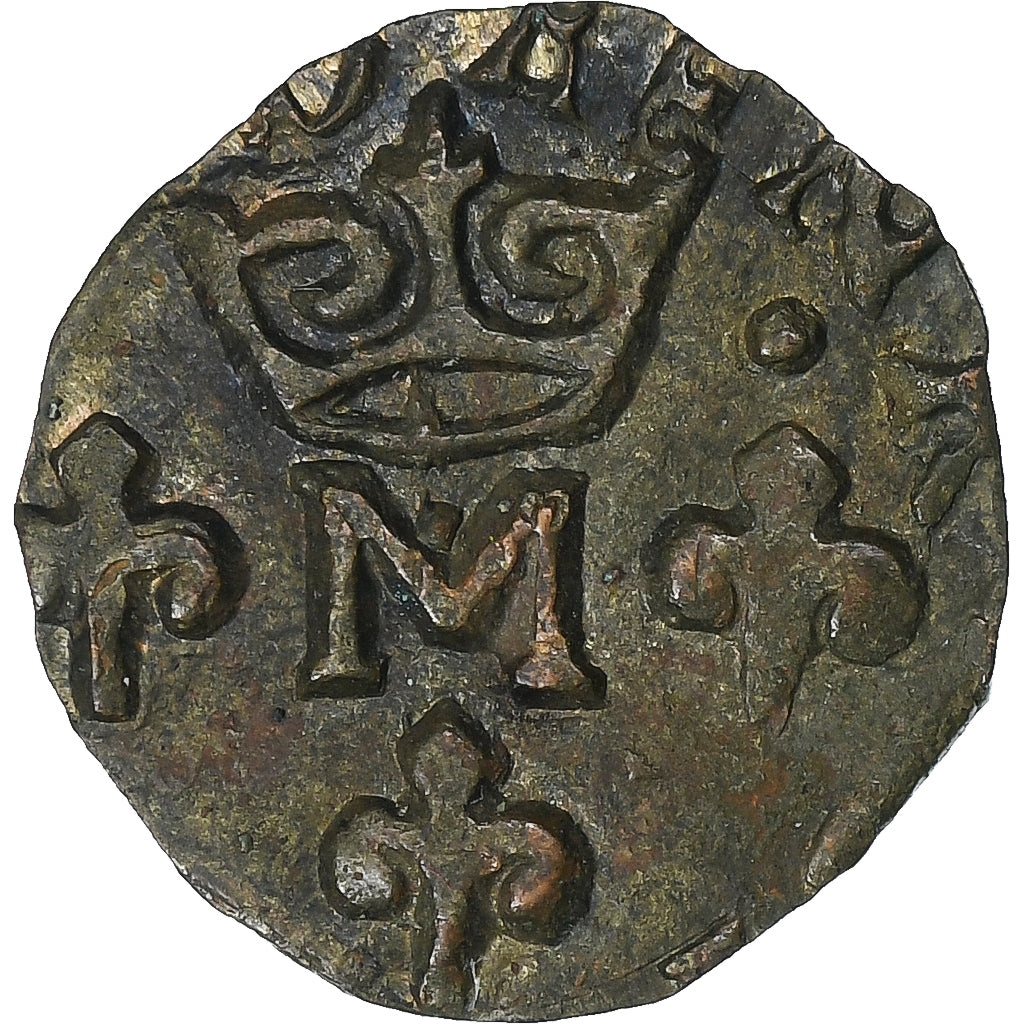 Principauté d'Orange, Frédéric-Henri de Nassau, Liard à l'M, cuivre