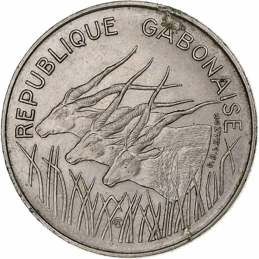 Gabon, 100 Francs, 1971, Monnaie de Paris, Nickel, TTB+, KM:12