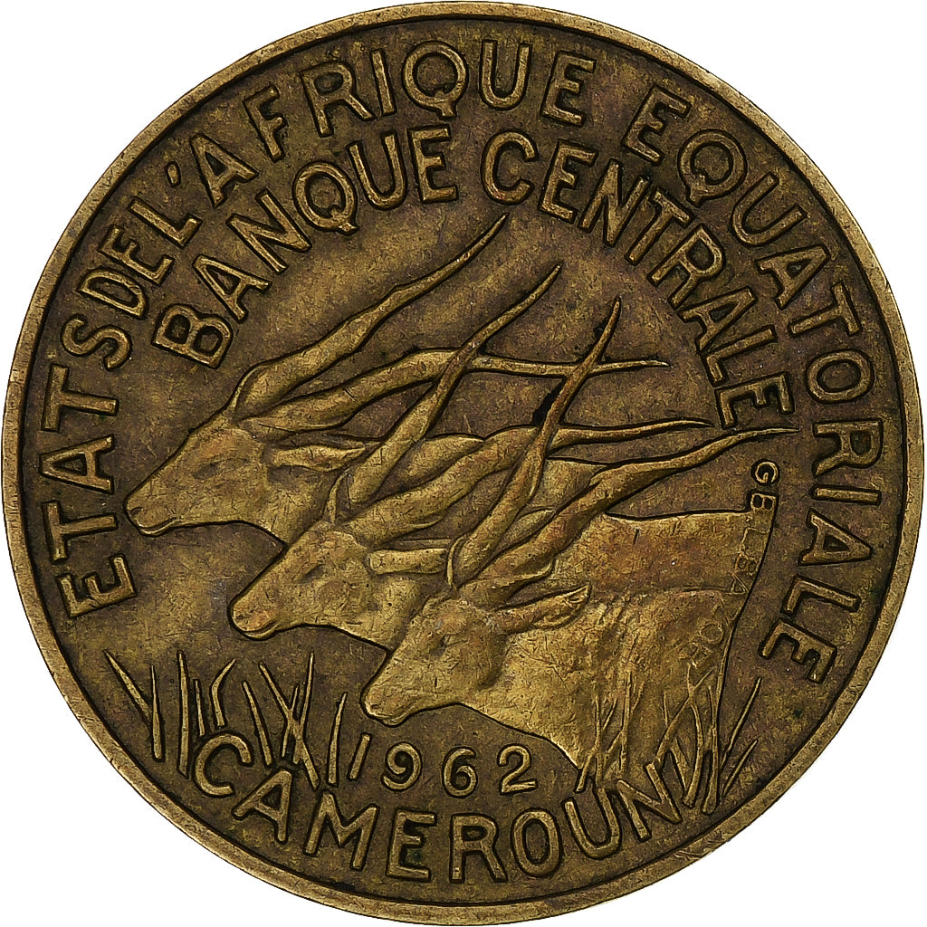 Camerun, 10 Francs, 1962, Monnaie de Paris, Alluminio-bronzo, BB, KM:11