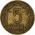 Kamerun, 5 Francs, 1958, Monnaie de Paris, Aluminium-Brąz, VF(30-35), KM:10