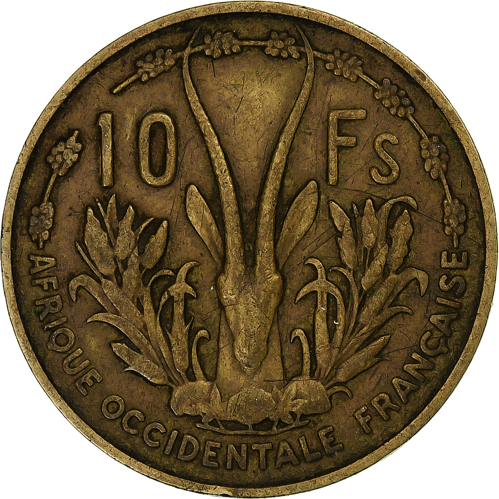 Africa occidentale francese, 10 Francs, 1956, Monnaie de Paris