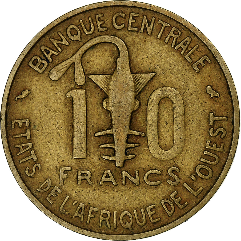 Africa occidentale francese, 10 Francs, 1969, Monnaie de Paris
