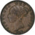 Regno Unito, Victoria, 1/2 Penny, 1858, London, Bronzo, MB+, KM:726