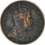 Colonias del Estrecho, Edward VII, 1/2 Cent, 1908, Calcutta, Cobre, MBC, KM:18
