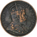 Straits Settlements, Edward VII, 1/2 Cent, 1908, Calcutta, Miedź, EF(40-45)