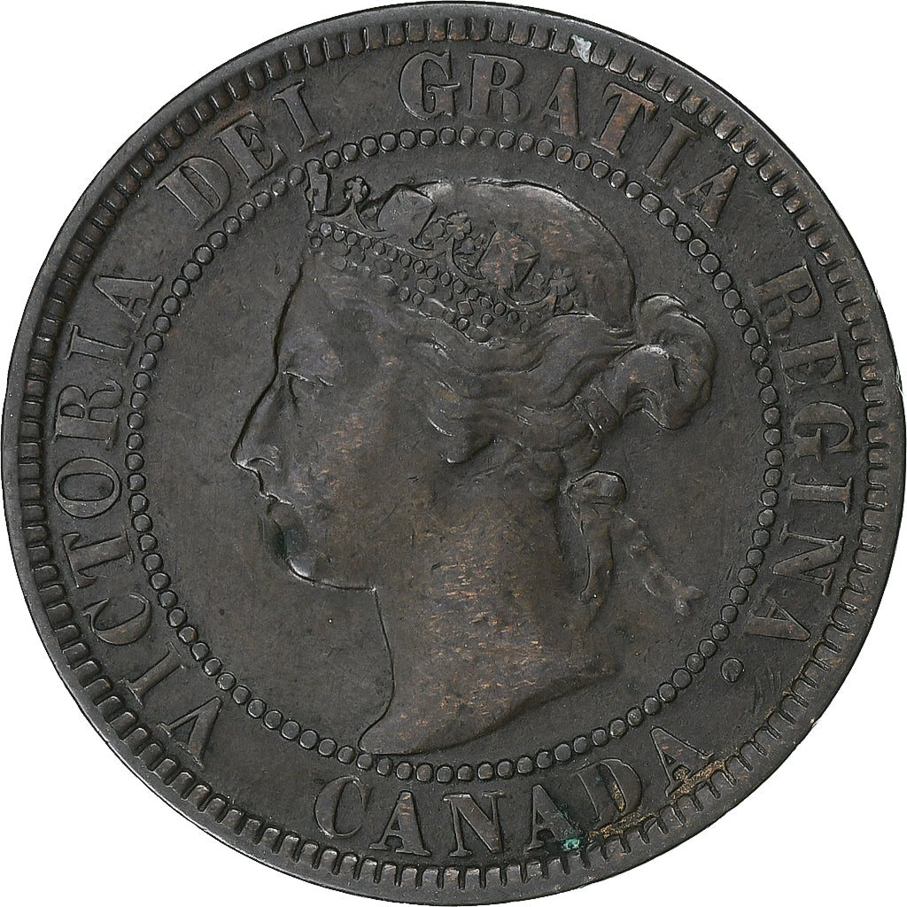 Canada, Victoria, Cent, 1901, London, Bronzo, BB, KM:7