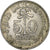 Ceylon, George V, 50 Cents, 1922, Calcutta, Argento, BB+, KM:109a