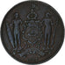 Bornéo du Nord, Cent, 1887, Heaton, Bronze, TTB, KM:2