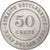 Insediamenti dello Stretto, George V, 50 Cents, 1920, Bombay, Argento, BB