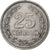 El Salvador, 25 Centavos, 1943, San Francisco, Argento, MB+, KM:136