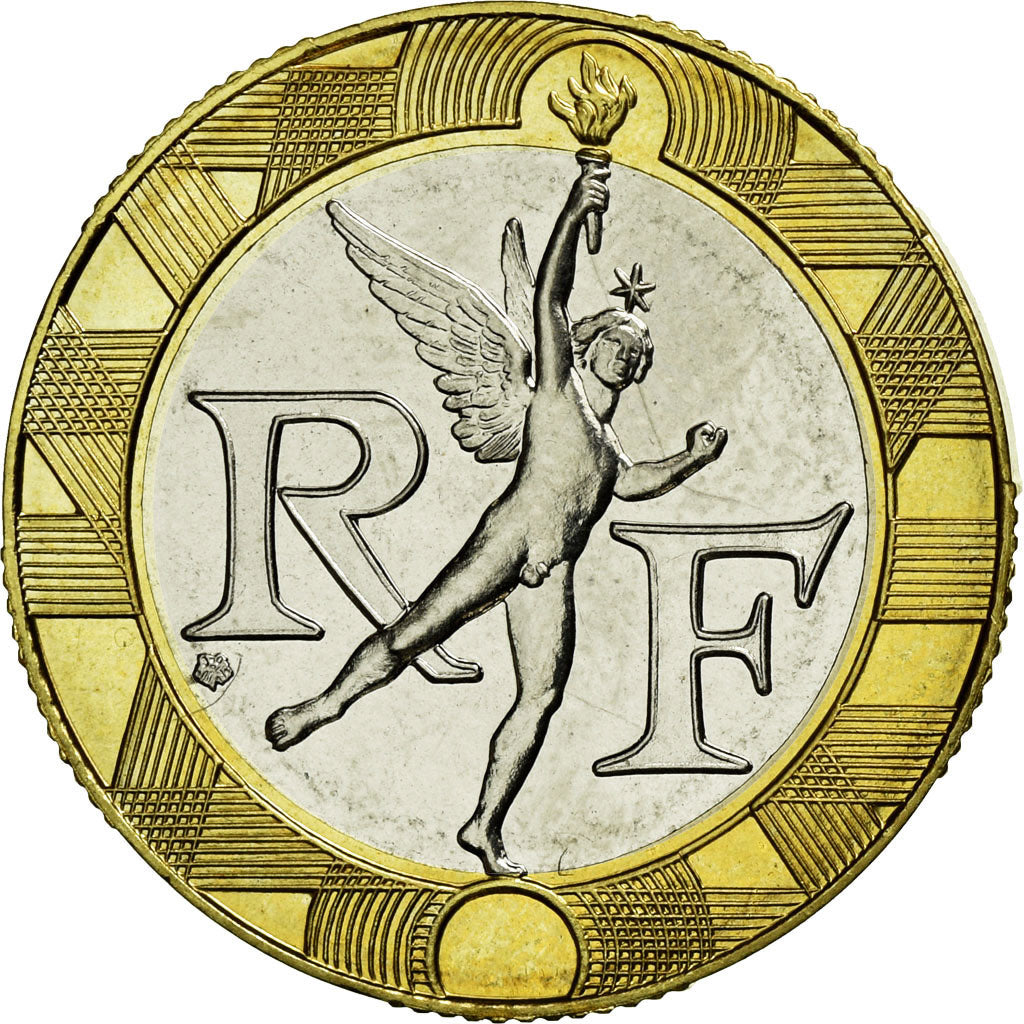 Moneda, Francia, Génie, 10 Francs, 1998, FDC, Aluminio - bronce, Gadoury:827