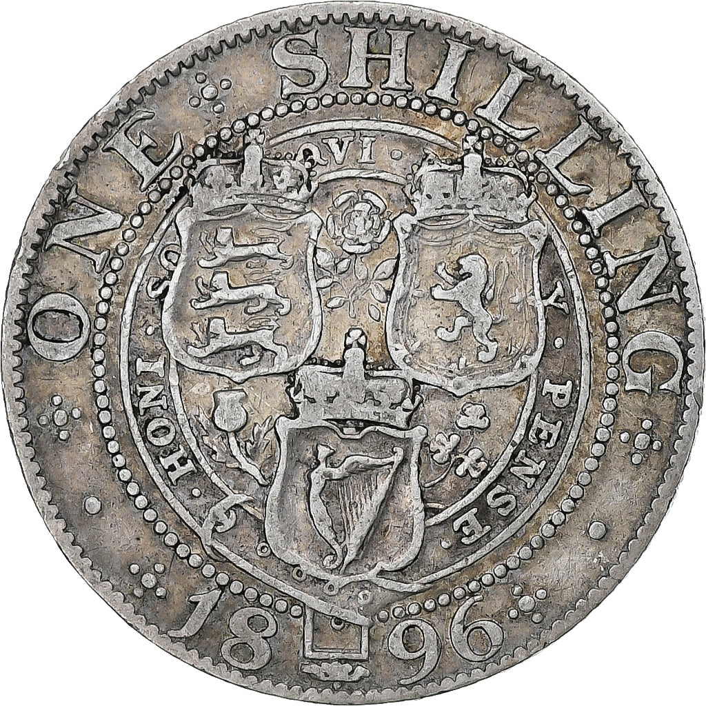 United Kingdom, Victoria, Shilling, 1896, London, Silver, VF(30-35), KM:780