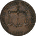 MOMBASA, Pice, 1888, Calcutta, Bronze, SS, KM:1