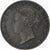 Jersey, Victoria, 1/24 Shilling, 1877, Heaton, Brązowy, EF(40-45)