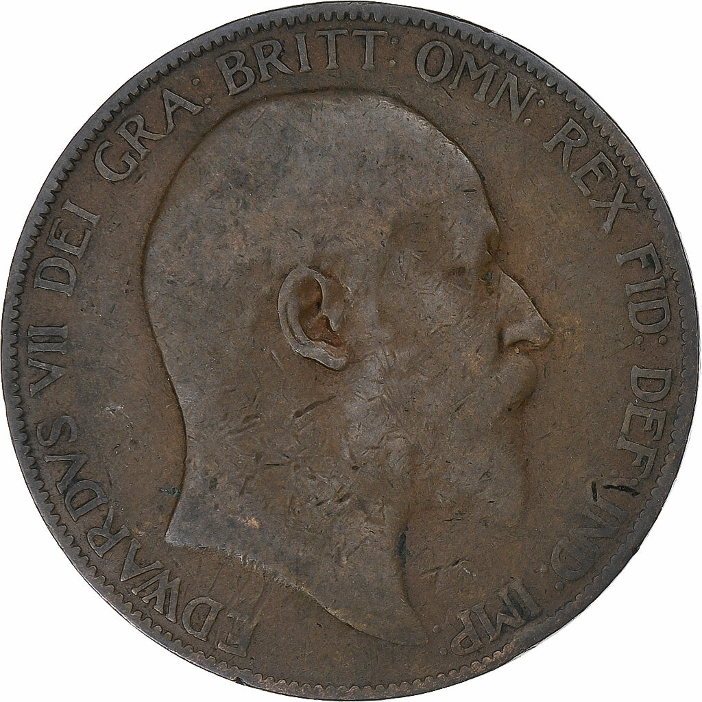 United Kingdom, Edward VII, Penny, 1905, London, Bronze, VF(30-35), KM:794