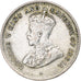Ceylon, George V, 25 Cents, 1925, London, Silver, AU(50-53), KM:105a