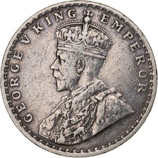 India-British, George V, Rupee, 1917, Bombay, Silver, EF(40-45), KM:524
