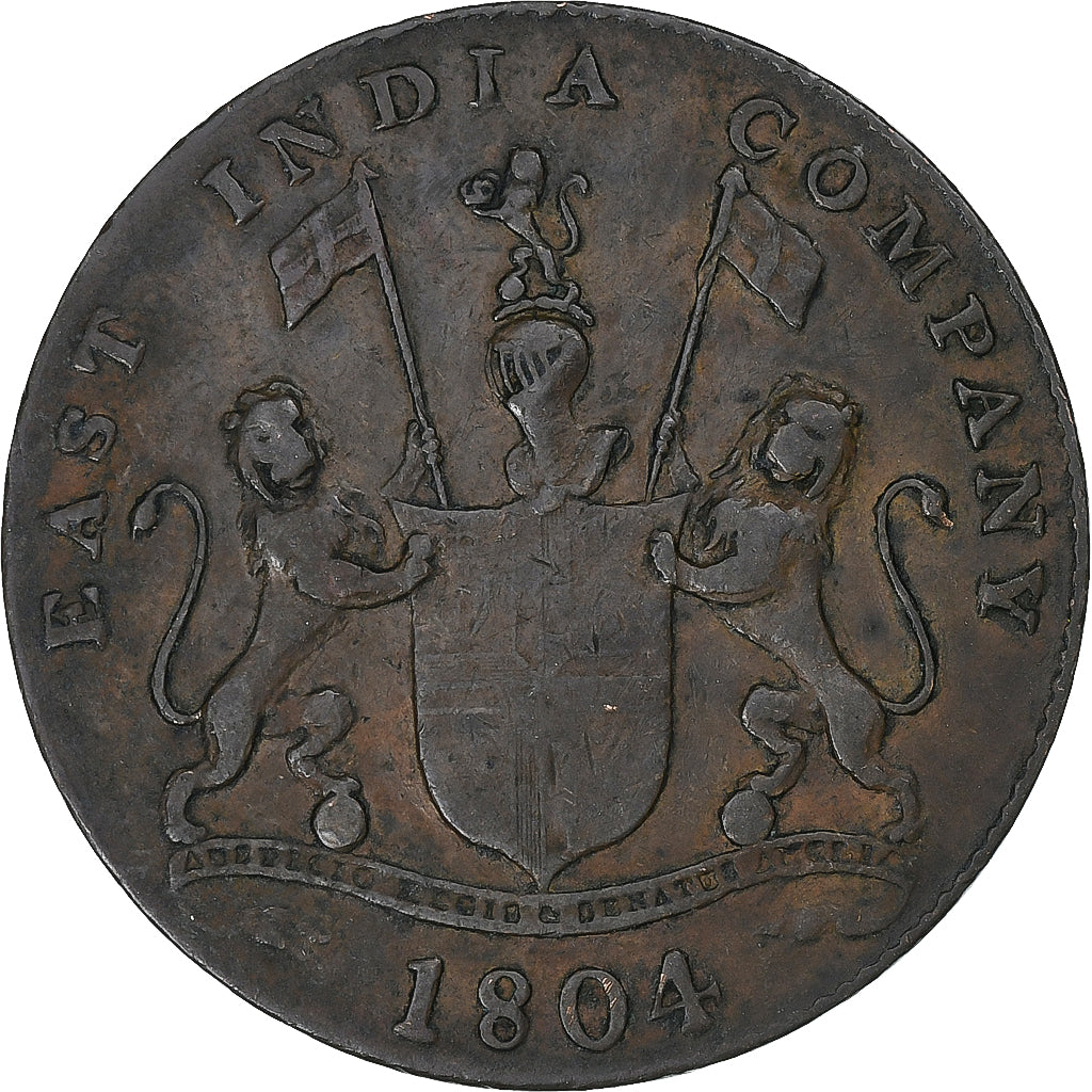 Gran Bretagna, British East Indies, 4 Keping, 1804, Rame, BB, KM:267