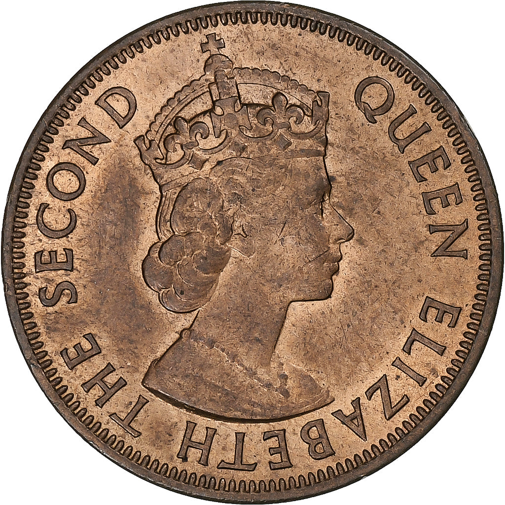 Zypern, Elizabeth II, 5 Mils, 1956, London, Bronze, VZ, KM:34
